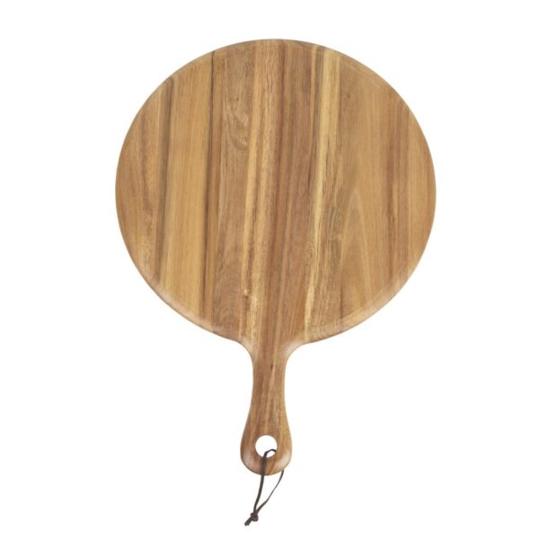 Olympia Acacia Paddle Board Round 330x15mm - 125mm handle - Image 4