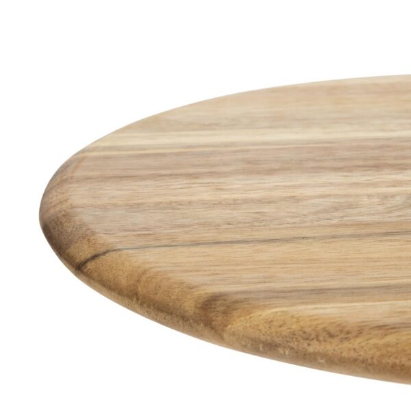Olympia Acacia Paddle Board Round 330x15mm - 125mm handle - Image 5