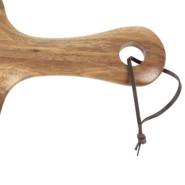 Olympia Acacia Paddle Board Round 330x15mm - 125mm handle - Image 6