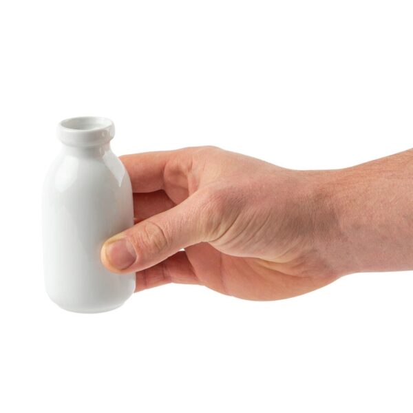 Olympia White Mini Milk Bottle - 145ml 5oz (Box 12) - Image 6