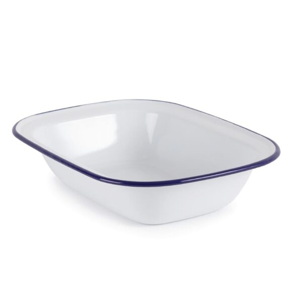 Olympia Enamel Rectangular Serving Dish - 280x195x55mm 11x7 1/2x2 1/4" (Box 6) - Image 5