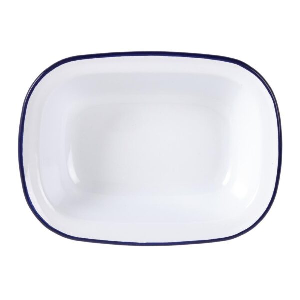 Olympia Enamel Rectangular Serving Dish - 280x195x55mm 11x7 1/2x2 1/4" (Box 6) - Image 7