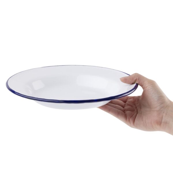 Olympia Enamel Soup Plate - 9" (Box 6) - Image 6
