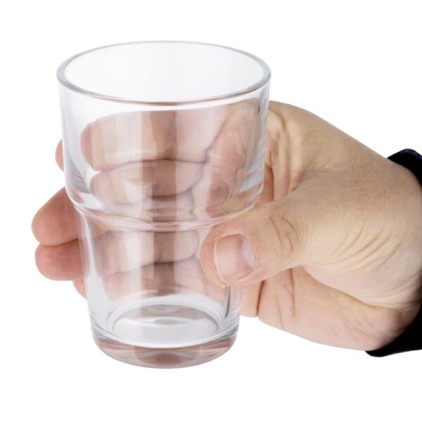 Olympia Toughened Stacking Tumbler - 200ml 7oz (Box 12) - Image 6