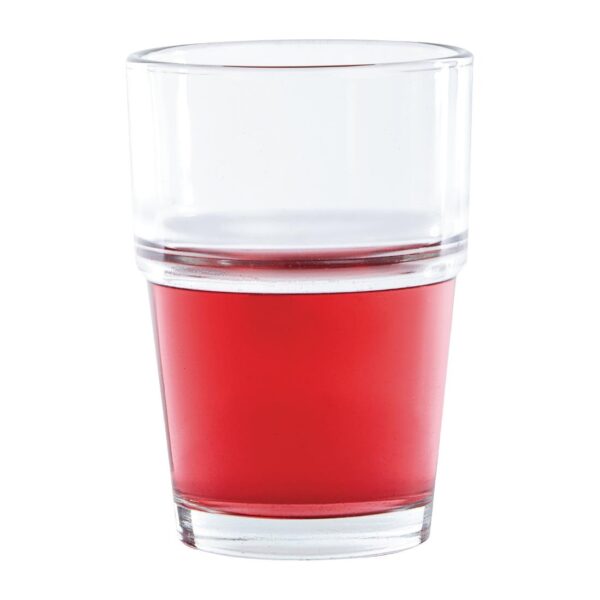 Olympia Toughened Stacking Tumbler - 200ml 7oz (Box 12) - Image 9