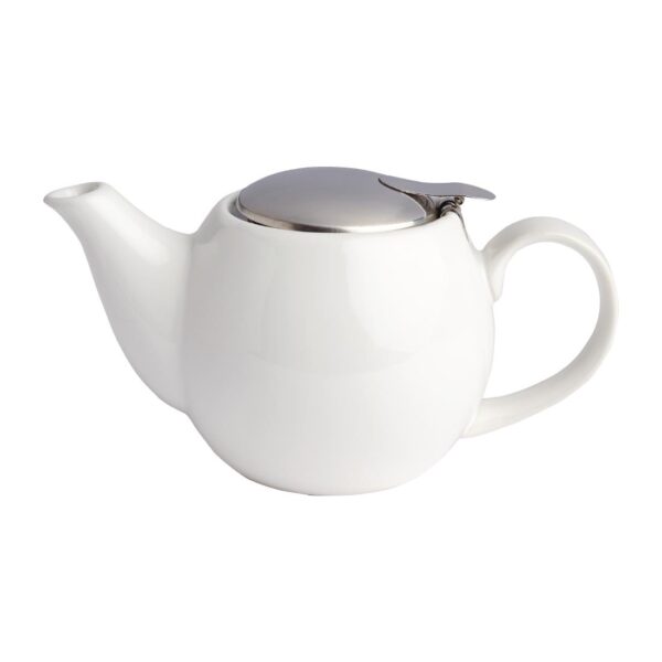 Olympia Cafe Teapot White - 510ml (Box 1) - Image 5