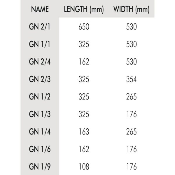 Vogue Heavy Duty St/St - GN 1/1 65mm - Image 3
