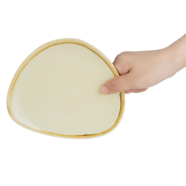 Olympia Kiln Sandstone Tri Plate - 165mm 6.5" (Box 6) - Image 4