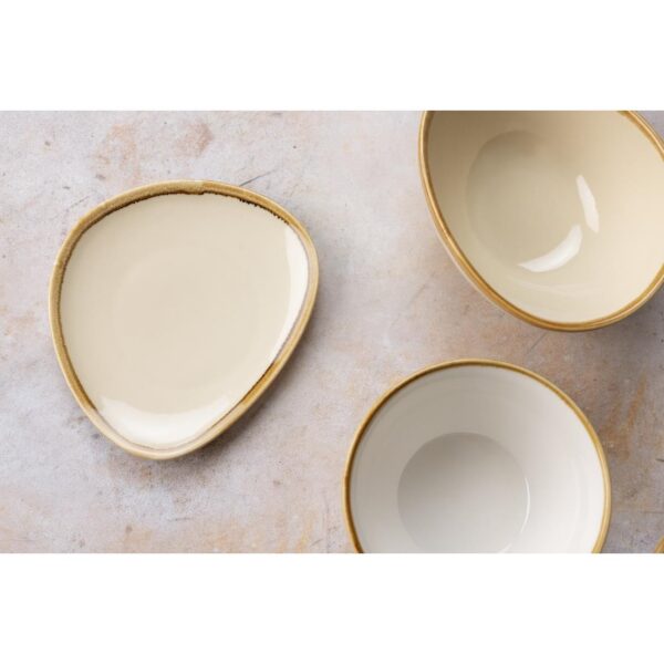 Olympia Kiln Sandstone Tri Plate - 165mm 6.5" (Box 6) - Image 5