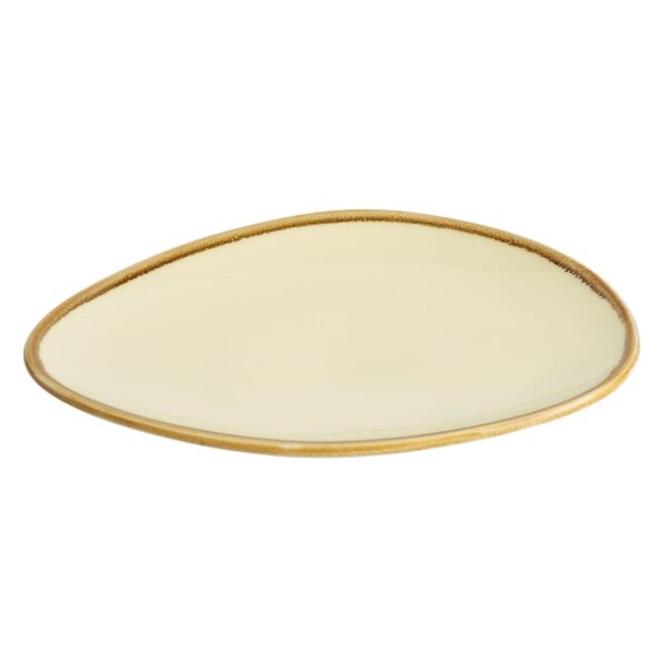 Olympia Kiln Sandstone Tri Plate - 230mm 9" (Box 6) - Image 3