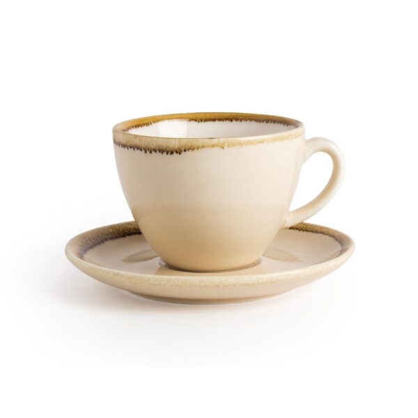 Olympia Kiln Sandstone Saucer (For GP330) - 140mm (Box 6) - Image 2