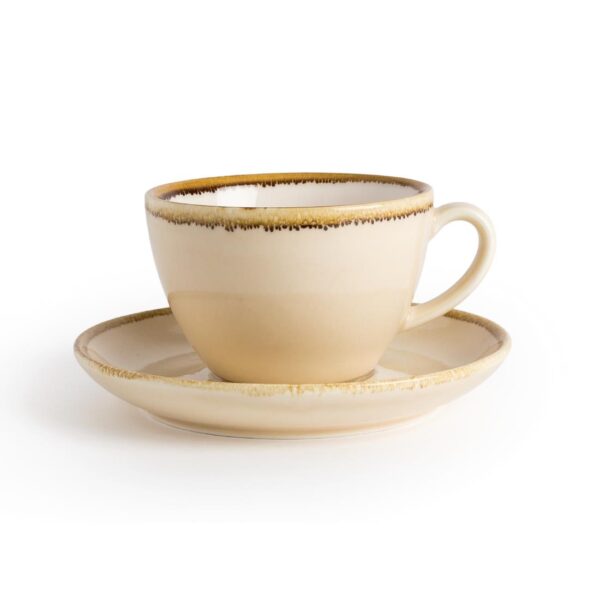 Olympia Kiln Sandstone Saucer (For GP332) - 160mm (Box 6) - Image 2