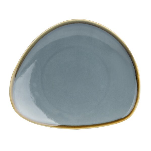 Olympia Kiln Ocean Tri Plate - 165mm 6.5" (Box 6)