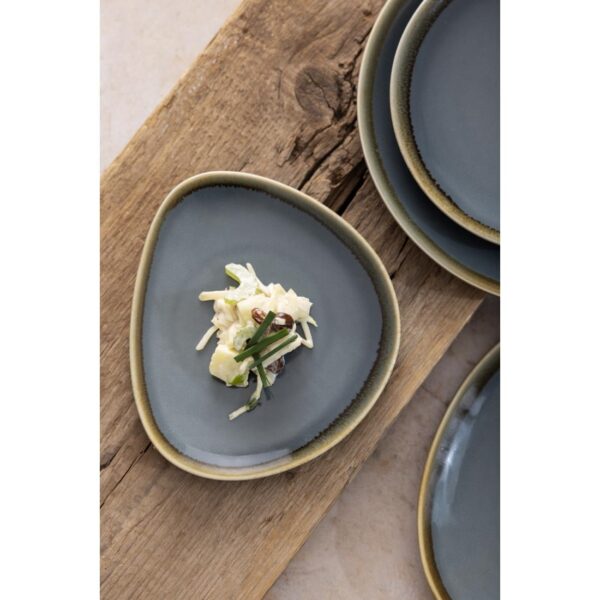 Olympia Kiln Ocean Tri Plate - 165mm 6.5" (Box 6) - Image 8