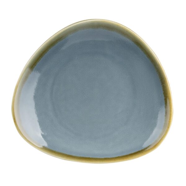 Olympia Kiln Ocean Tri Plate - 280mm 11" (Box 4)