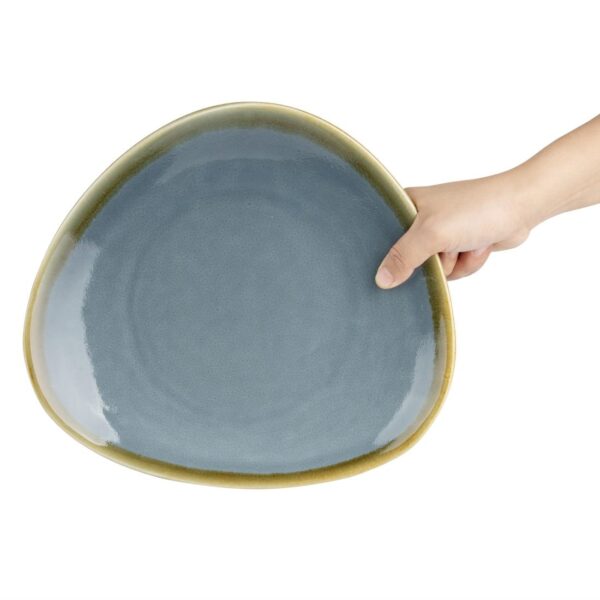 Olympia Kiln Ocean Tri Plate - 280mm 11" (Box 4) - Image 5