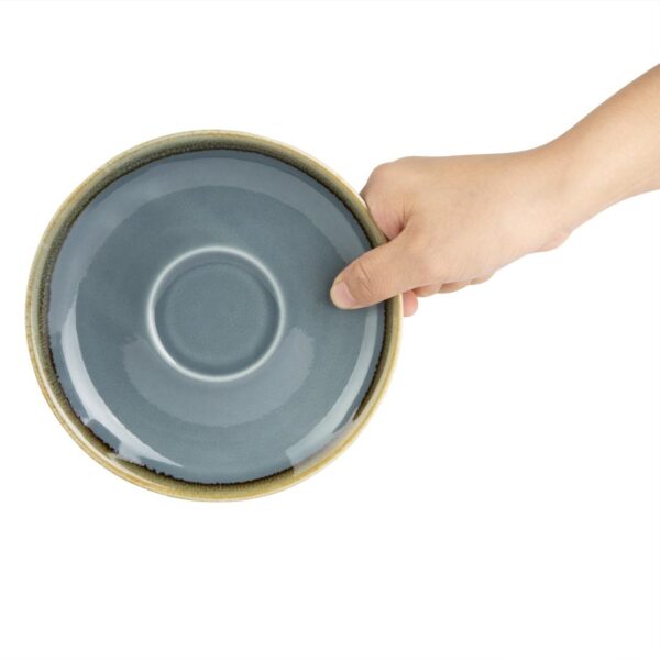 Olympia Kiln Ocean Saucer (For GP348) - 160mm (Box 6) - Image 5