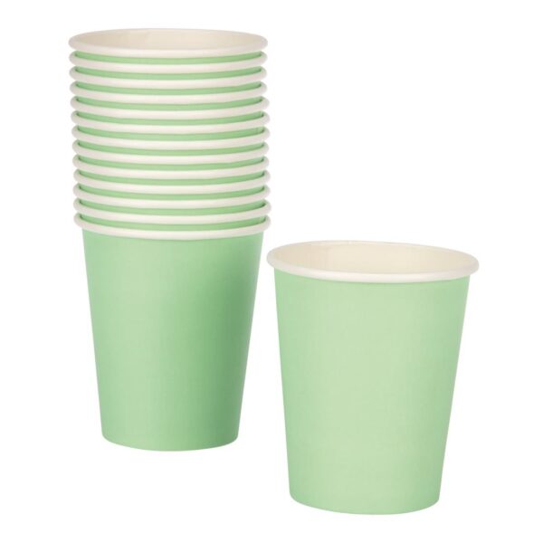 Fiesta Recyclable Hot Cup Single Wall Aqua 8oz (Box 1000) - Image 6