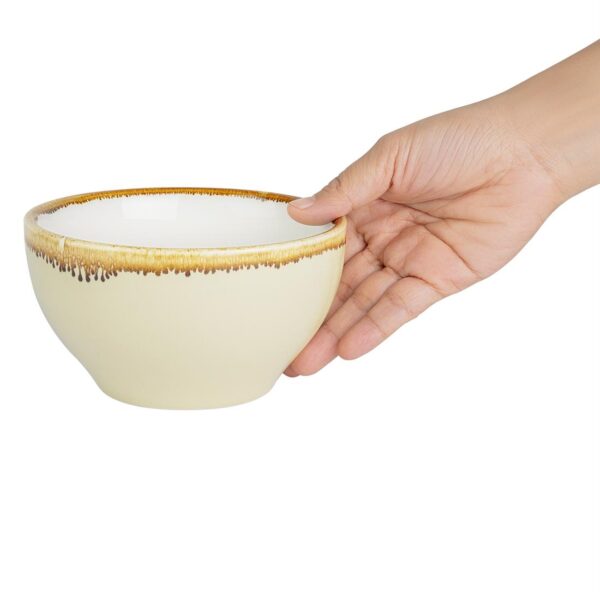 Olympia Kiln Sandstone Round Bowl - 140mm 5.5" (Box 6) - Image 4