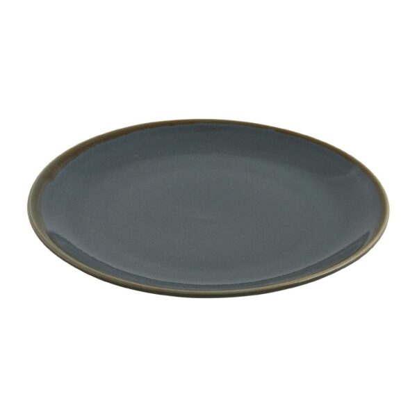 Olympia Kiln Ocean Round Coupe Plate - 280mm 11" (Box 4) - Image 3