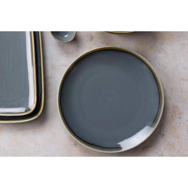 Olympia Kiln Ocean Round Coupe Plate - 280mm 11" (Box 4) - Image 7