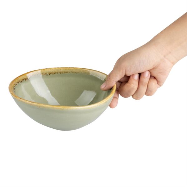 Olympia Kiln Moss Bowl - 165mm 6.5" (Box 6) - Image 5
