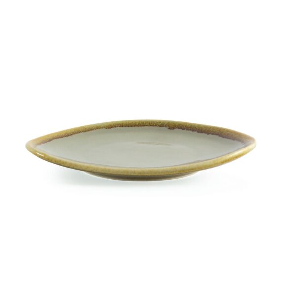 Olympia Kiln Moss Tri Plate - 165mm 6.5" (Box 6) - Image 2