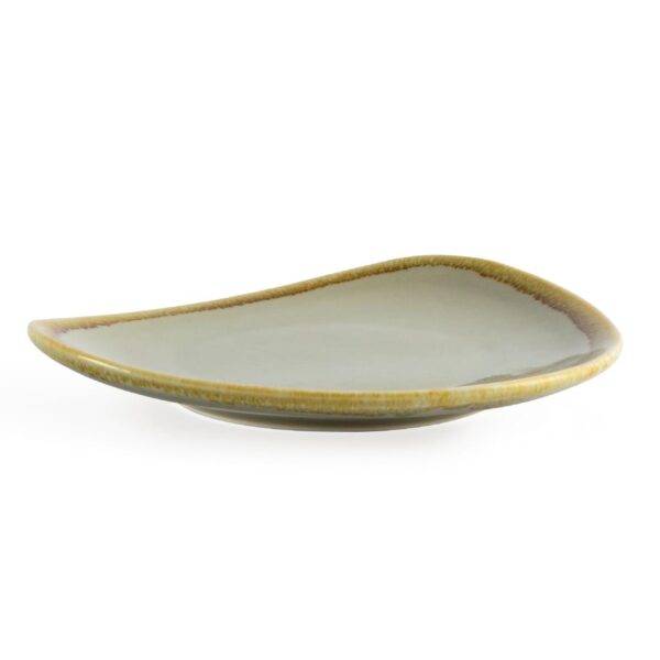 Olympia Kiln Moss Tri Plate - 165mm 6.5" (Box 6) - Image 3
