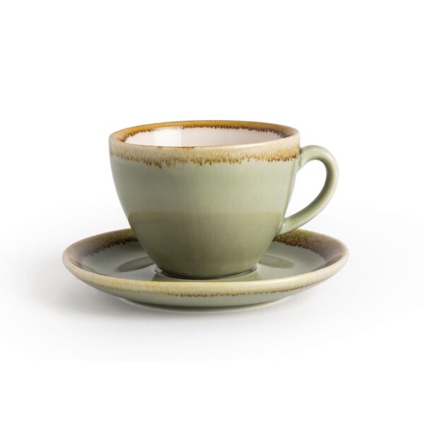 Olympia Kiln Moss Saucer (For GP478) - 140mm (Box 6) - Image 2