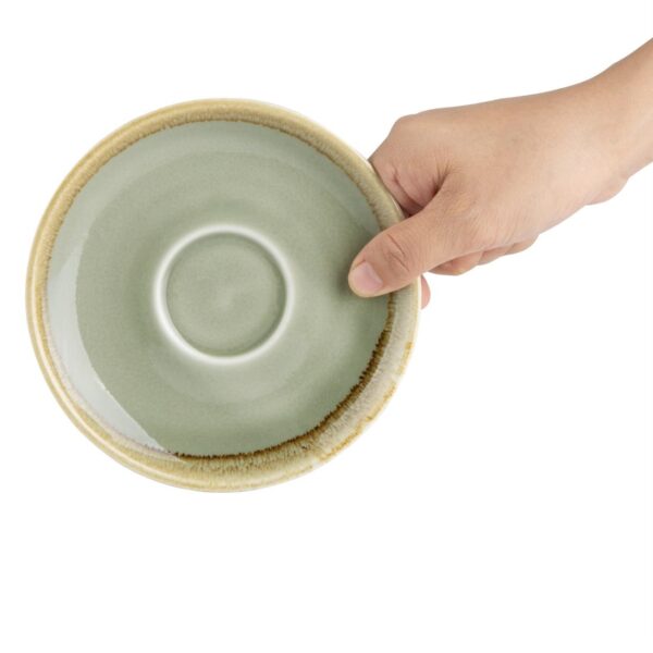 Olympia Kiln Moss Saucer (For GP478) - 140mm (Box 6) - Image 4