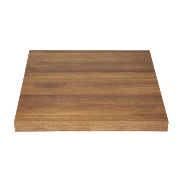 Bolero 48mm Table Top (700mm Square) Rustic Oak - Image 2
