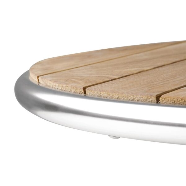 Bolero Ash Top Poseur Table - 600mm dia - Image 2