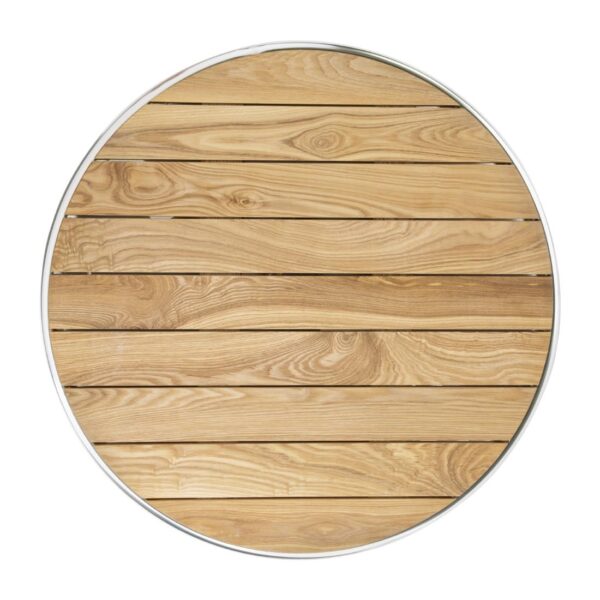 Bolero Ash Top Poseur Table - 600mm dia - Image 3