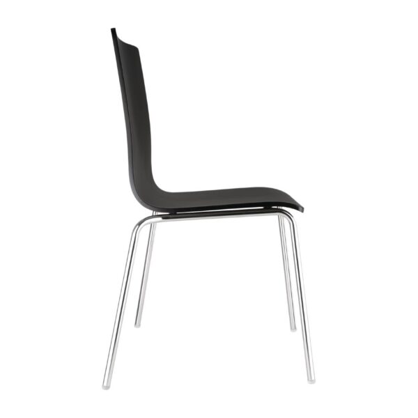 Bolero Square Back Sidechair Black (Pack 4) - Image 4