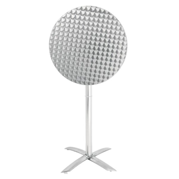 Bolero Flip Top Poseur Table St/St - 600mm dia - Image 6