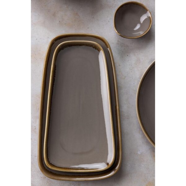 Olympia Kiln Smoke Platter Large 337x178x30(H)mm 13.25x7" (Box 4) - Image 4