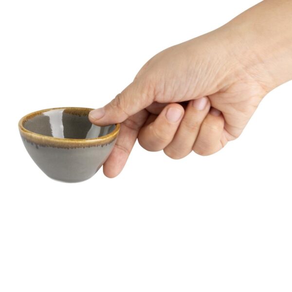 Olympia Kiln Smoke Round Dipping Pot - 68x38mm 2 3/4x1 1/2" 50ml 1.75oz (Box 12) - Image 3