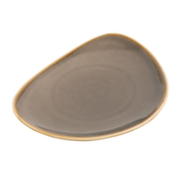 Olympia Kiln Smoke Tri Plate 230mm 9" (Box 6) - Image 2