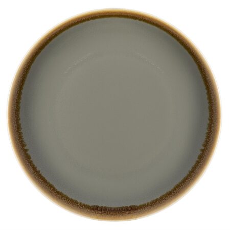 Olympia Kiln Smoke Coupe Plate 228mm 9" (Box 6)