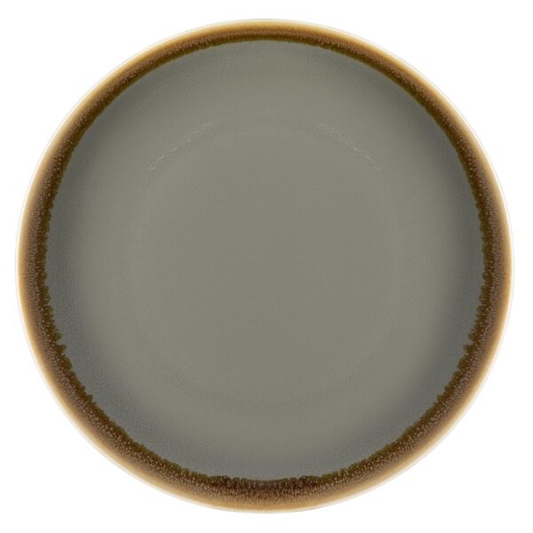 Olympia Kiln Smoke Coupe Plate 228mm 9" (Box 6)