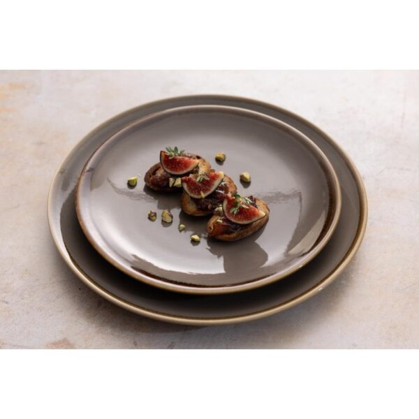 Olympia Kiln Smoke Coupe Plate 228mm 9" (Box 6) - Image 9