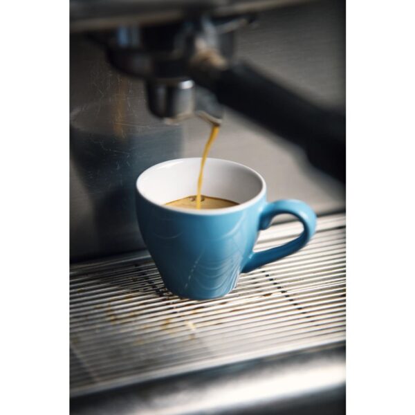 Olympia Cafe Espresso Cup Blue - 100ml (Box 12) - Image 4