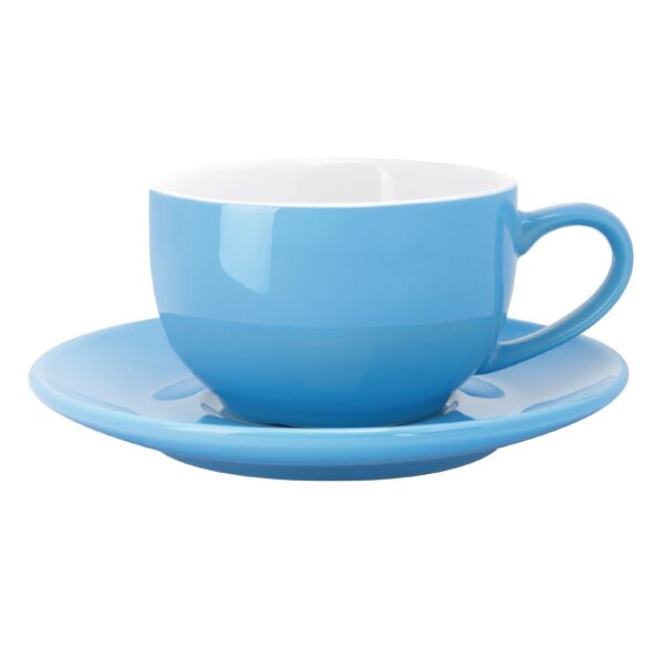 Olympia Cafe Coffee Cup Blue - 230ml 8fl oz (Box 12) - Image 4