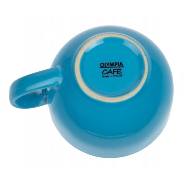 Olympia Cafe Cappuccino Cup Blue - 340ml (Box 12) - Image 3