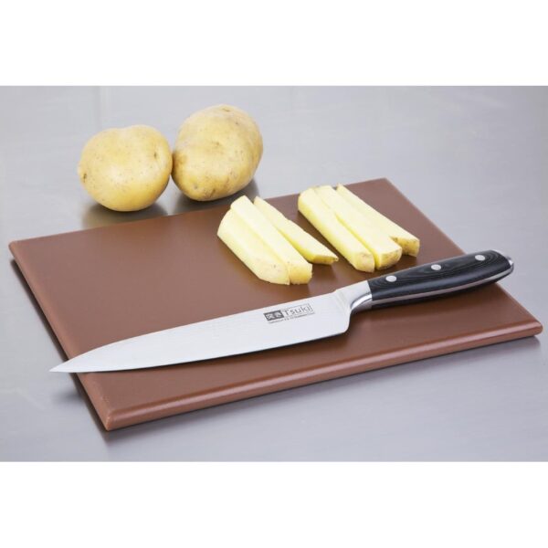 Hygiplas High Density Chopping Board Brown - 12x229x305mm - Image 3