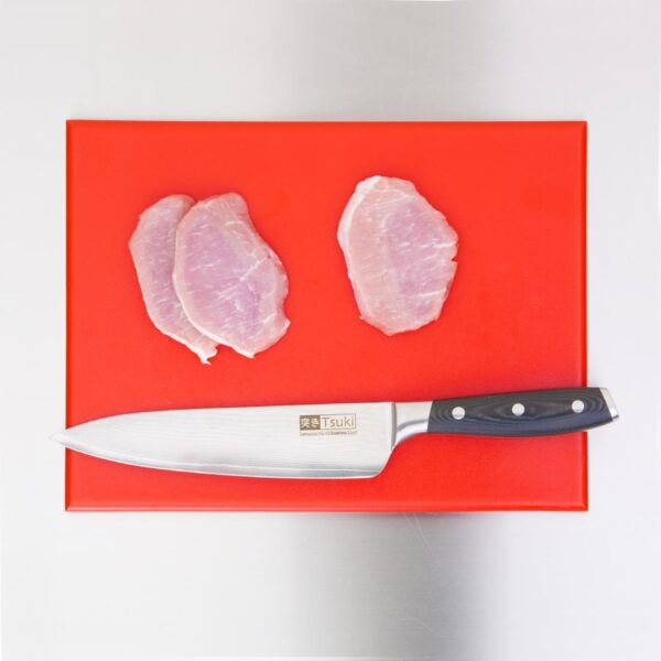 Hygiplas High Density Chopping Board Red - 12x229x305mm - Image 6