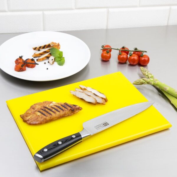 Hygiplas High Density Chopping Board Yellow - 12x229x305mm - Image 7