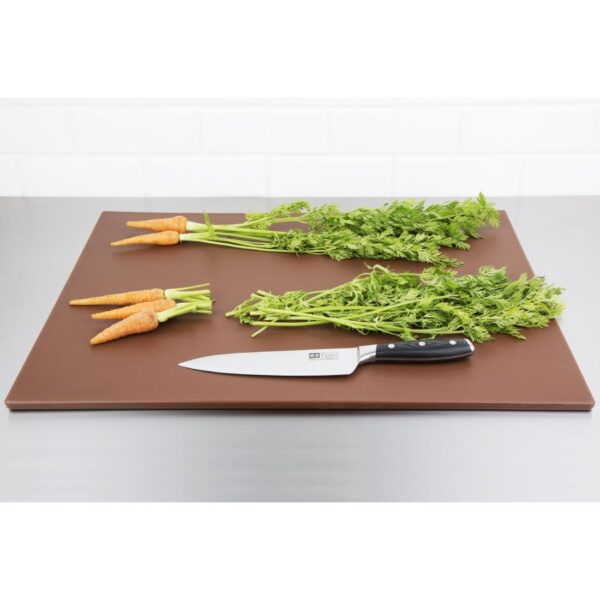 Hygiplas Low Density Chopping Board Brown - 600x450x10mm - Image 2
