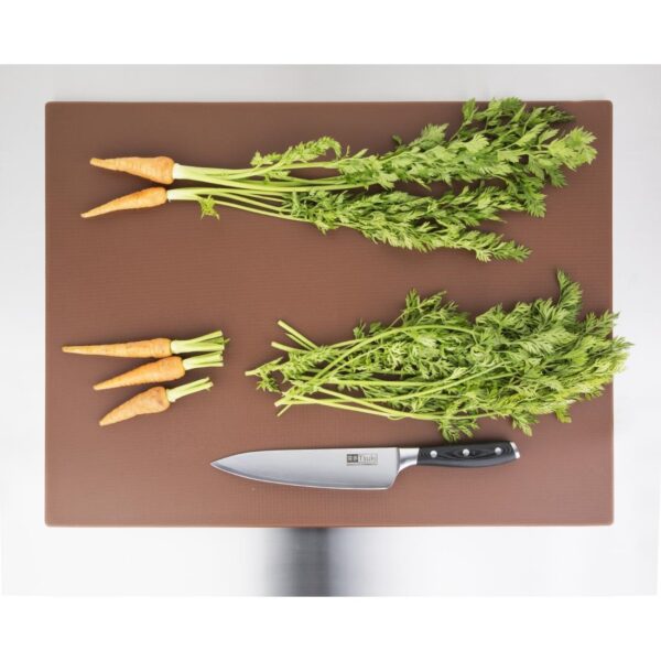 Hygiplas Low Density Chopping Board Brown - 600x450x10mm - Image 4