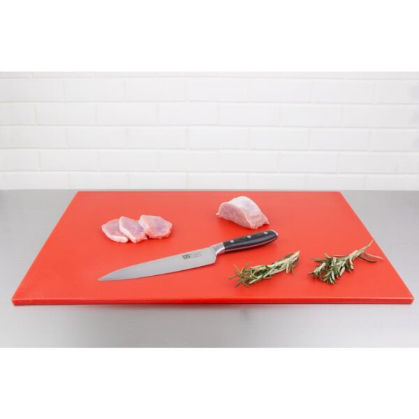 Hygiplas Low Density Chopping Board Red - 600x450x10mm - Image 4